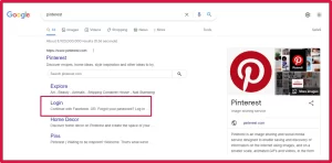 Open Pinterest in Chrome to download videos